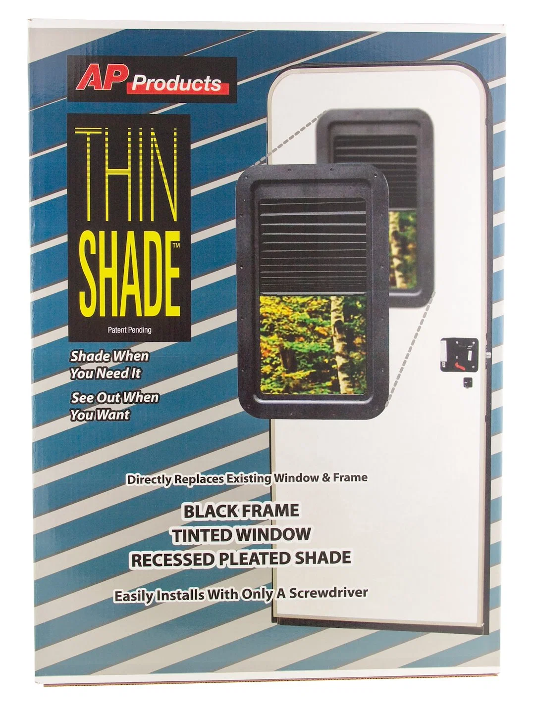 015-201502 – AP PRODUCTS Window Shade, Shade Only Black - view 2